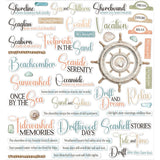 49 And Market - Coastal Soul - Chipboard Assortment