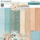 49 And Market - Coastal Soul - Solids Collection Pack 12"X12"