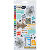 49 And Market - Level Up - Rub-On Transfer Set - Gamer