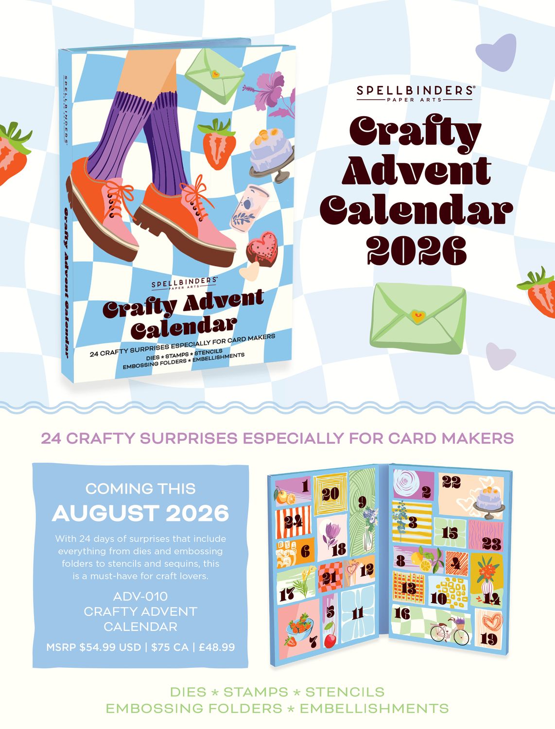 ***Pre-Order*** Spellbinders - Crafty Advent Calander 2026