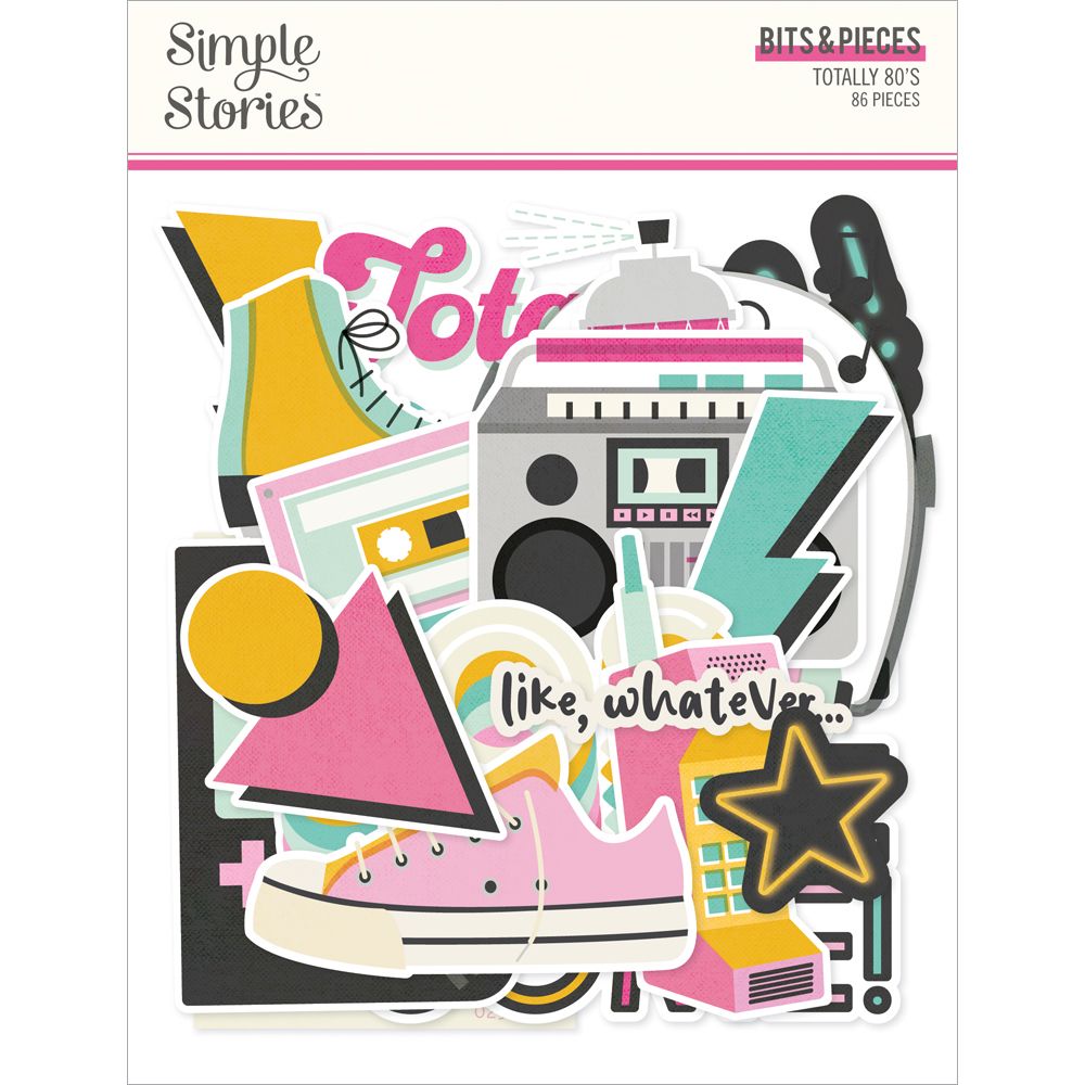 ***Pre-Order*** Simple Stories - Totally 80's - Bits & Pieces
