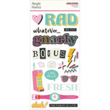 ***Pre-Order*** Simple Stories - Totally 80's - Foam Stickers