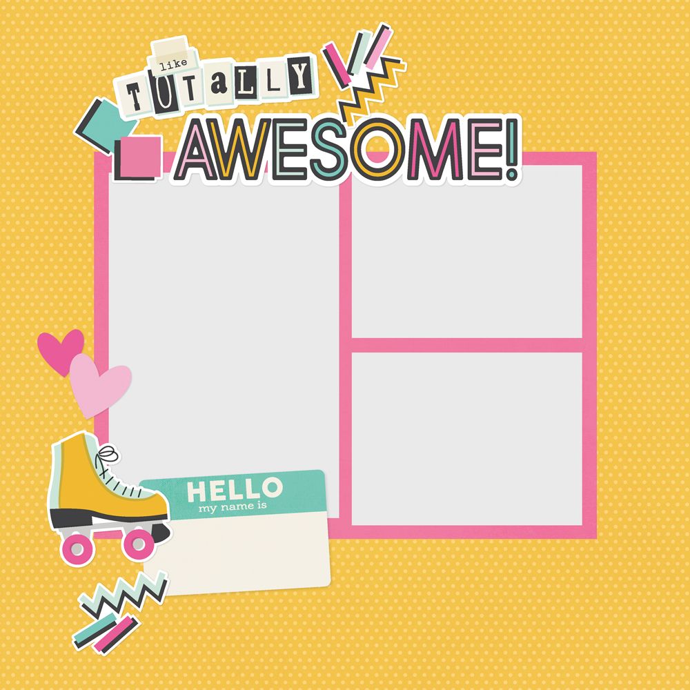 ***Pre-Order*** Simple Stories - Totally 80's - Simple Pages Page Pieces