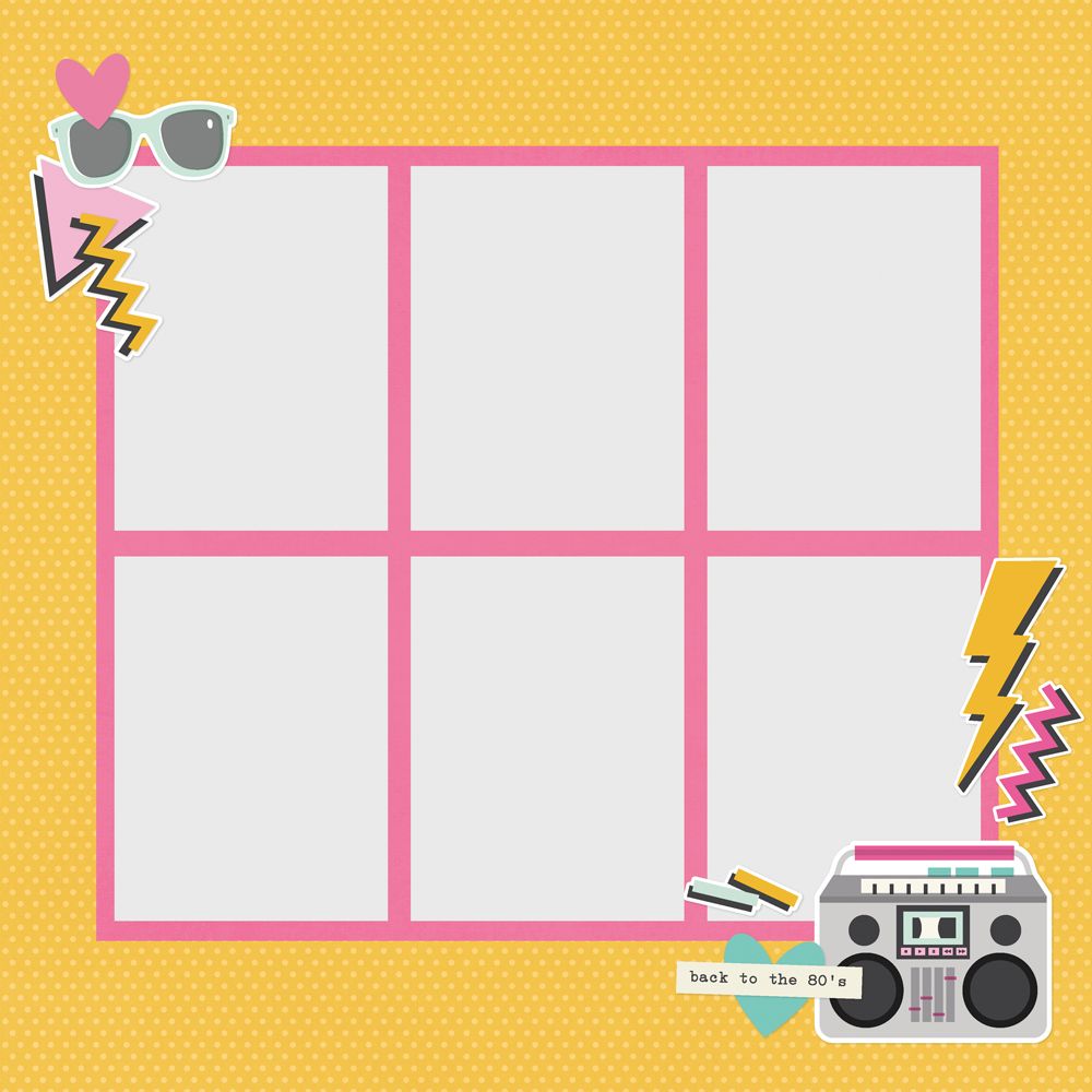 ***Pre-Order*** Simple Stories - Totally 80's - Simple Pages Page Pieces
