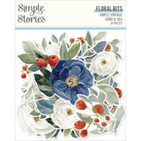 ***Pre-Order*** Simple Stories - Simple Vintage Sand & Sea - Floral Bits & Pieces