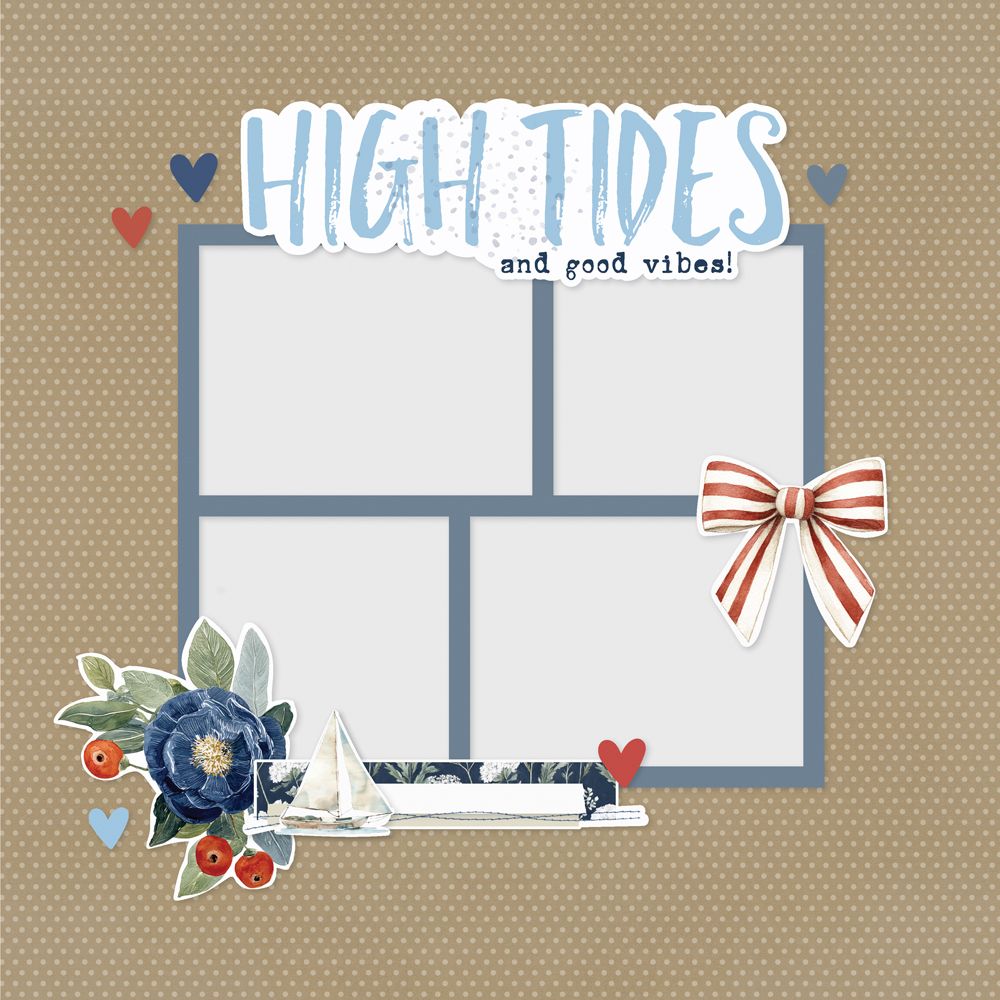 ***Pre-Order*** Simple Stories - Simple Vintage Sand & Sea - Simple Pages Page Pieces
