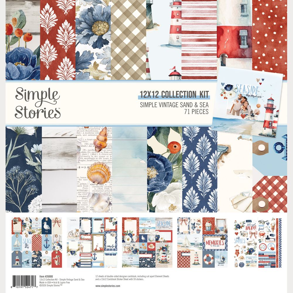 ***Pre-Order*** Simple Stories - Simple Vintage Sand & Sea - Collection Kit