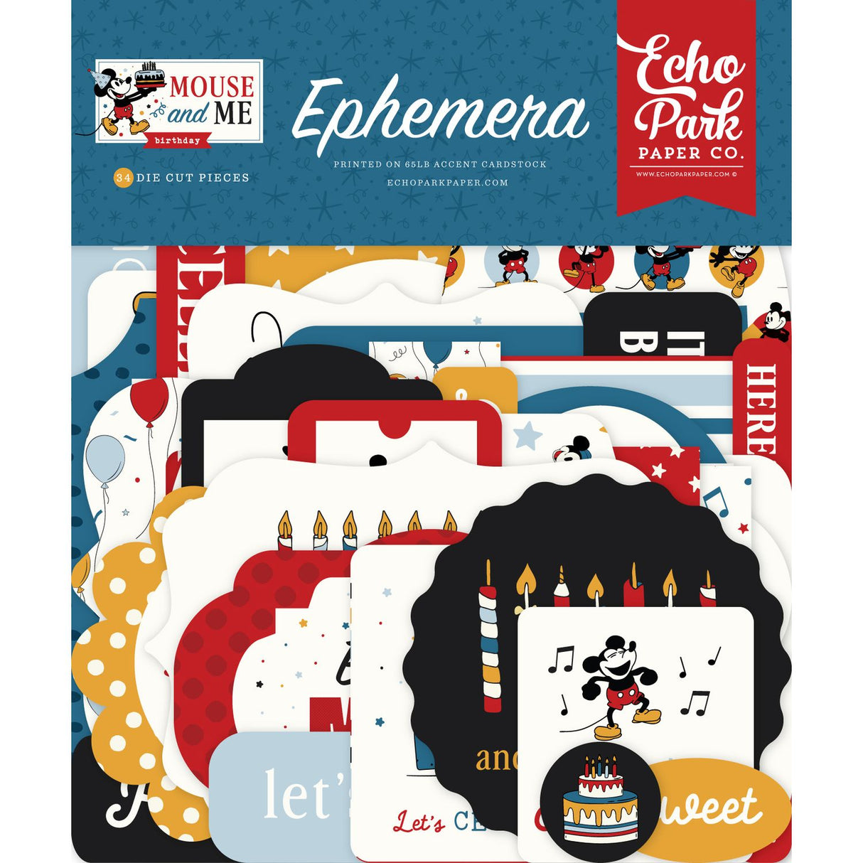 ***Pre-Order*** Echo Park - Mouse and Me Birthday - Ephemera