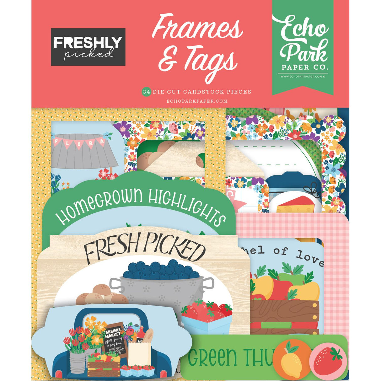 ***Pre-Order*** Echo Park - Freshly Picked - Frames & Tags