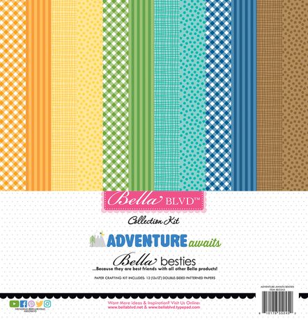 ***Pre-Order*** Bella Blvd - Adventure Awaits - Bella Besties Kit 12"X12"