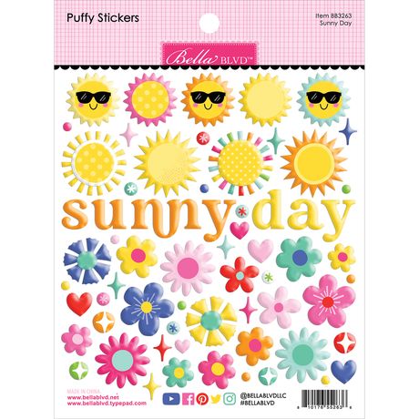 ***Pre-Order*** Bella Blvd - Walking on Sunshine - Puffy Stickers
