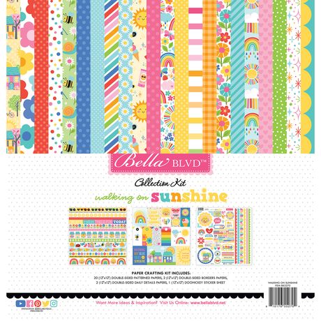 ***Pre-Order*** Bella Blvd - Walking on Sunshine - Collection Kit 12"X12"