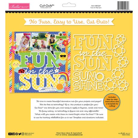 Bella Blvd - Walking on Sunshine - Cut-Outs