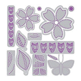 ***Pre-Order*** Sizzix - Vicki Boutin - Thinlits Die Set 17PK - Stitched Floral