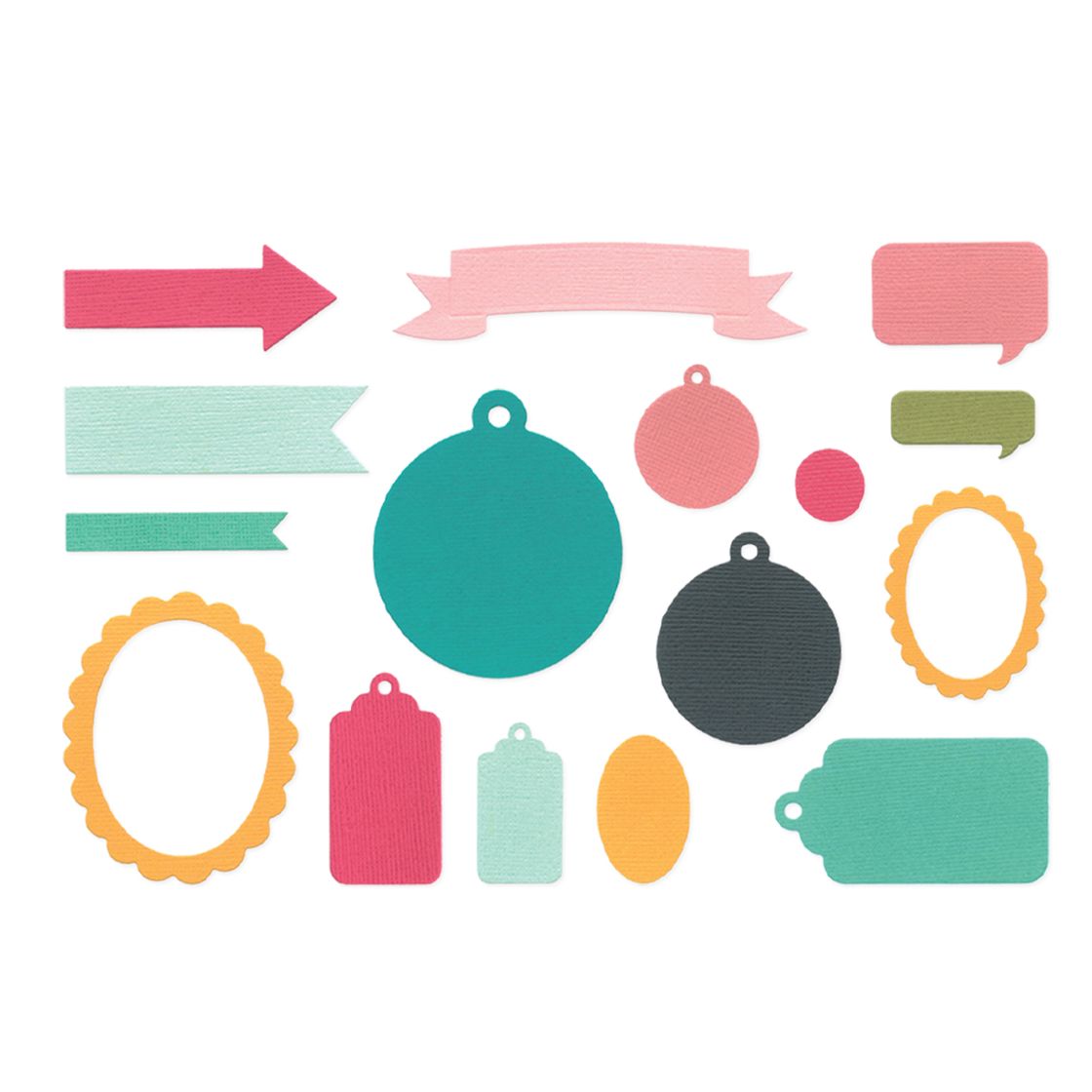 Sizzix - Framelit Die Set Banners, Tags & Labels