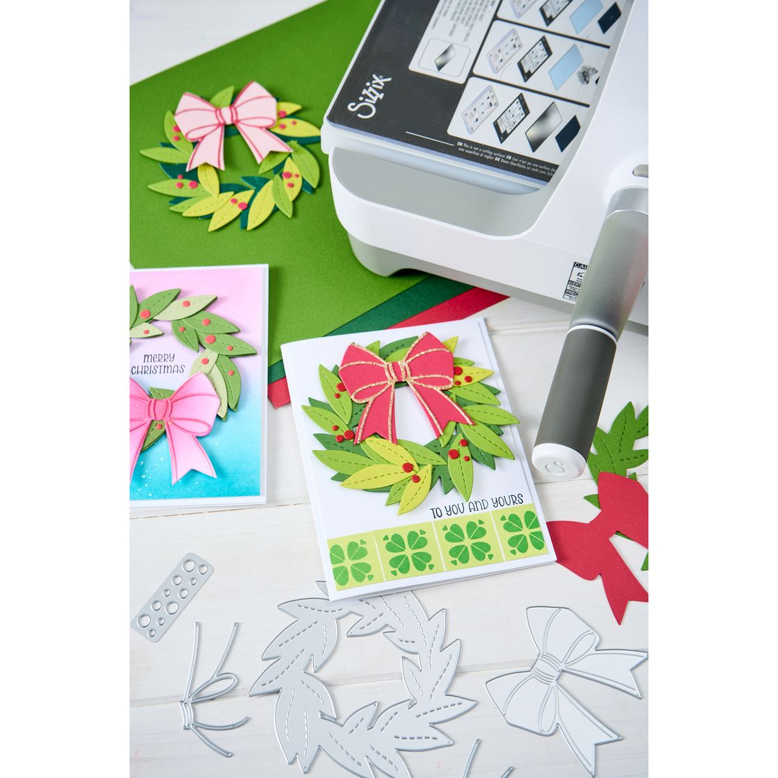 Sizzix - Thinlits 7PK Die Set Holiday A-door-nment by Catherine Pooler