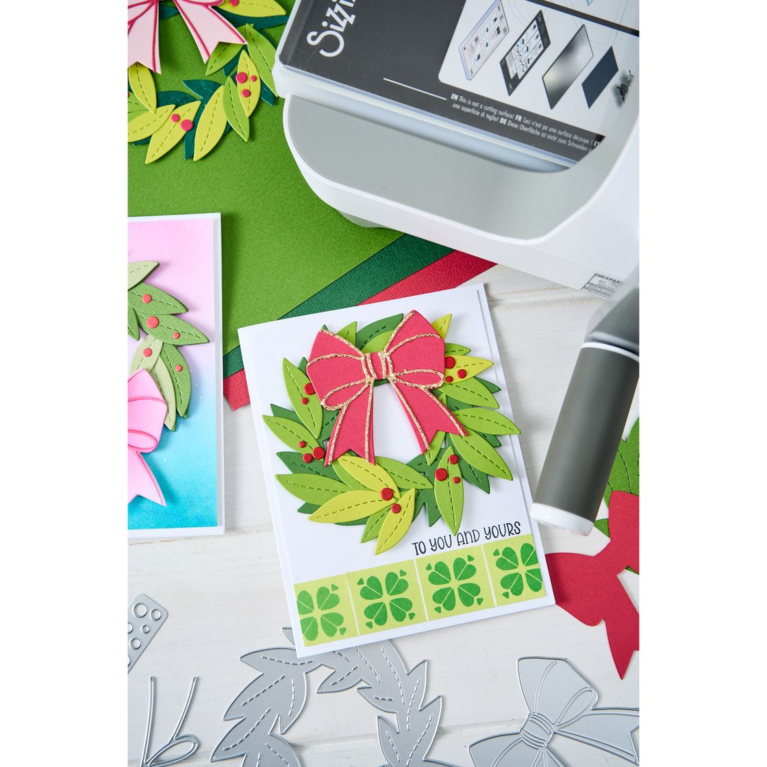 Sizzix - Thinlits 7PK Die Set Holiday A-door-nment by Catherine Pooler