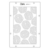 ***Pre-Order*** Sizzix - Vicki Boutin - A5 Stencil 4PK - Stitched Florals