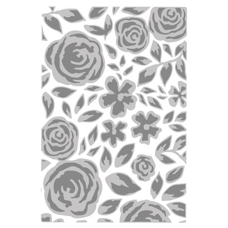 ***Pre-Order*** Sizzix - Multi-Level Embossing Folder - Watercolor Bouquet