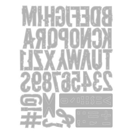 ***Pre-Order*** Sizzix - Thinlits Die Set 43PK - Typography