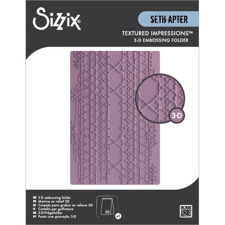 ***Pre-Order*** Sizzix - 3-D Textured Impressions Embossing Folder - Magic Mesh