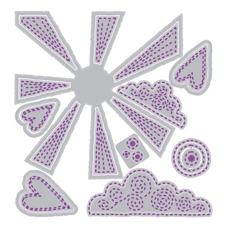 ***Pre-Order*** Sizzix - Vicki Boutin - Thinlits Die Set 22PK - Sunny Days