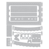 Sizzix - Thinlits Die Set 20PK All about Banners by 49 & Market