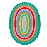 Sizzix - Framelit Die Set Fancy Ovals
