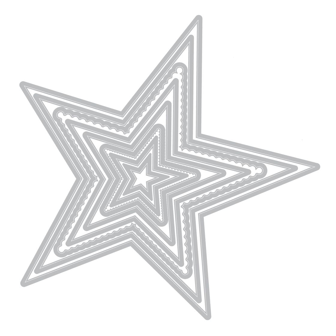 Sizzix - Framelit Die Set Stars