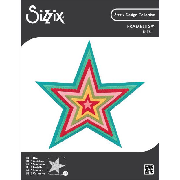 Sizzix - Framelit Die Set Stars