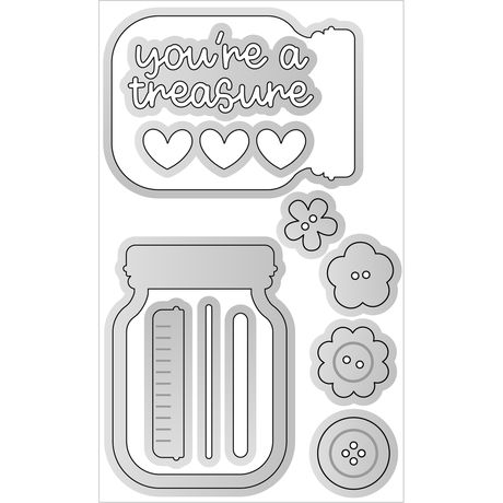 ***Pre-Order*** Doodlebug - Color Me Crafty - Doodle Cuts Dies - You're a Treasure