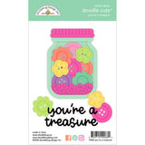 ***Pre-Order*** Doodlebug - Color Me Crafty - Doodle Cuts Dies - You're a Treasure