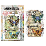AALL And Create - A6 Stamp Set - Chrono-Stamped Tag - #1448