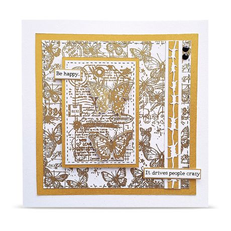 AALL And Create - A6 Stamp Set - Chrono-Stamped Tag - #1448