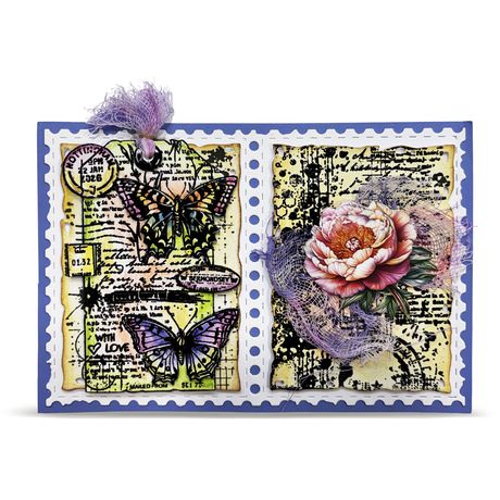 AALL And Create - A6 Stamp Set - Chrono-Stamped Tag - #1448
