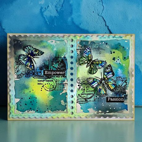 AALL And Create - A6 Stamp Set - Fragments in Transit - #1446