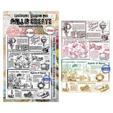 ***Pre-Order*** AALL And Create - A7 Stamp Set - The Daily News - #1342