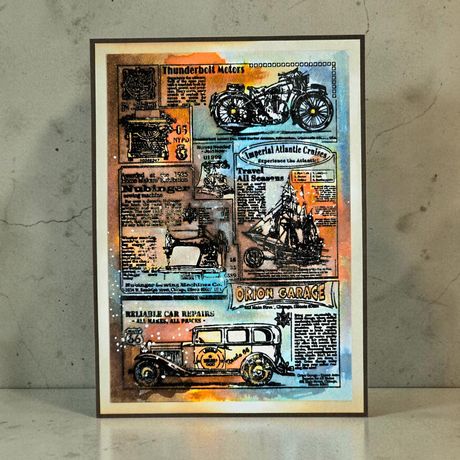 ***Pre-Order*** AALL And Create - A7 Stamp Set - The Daily News - #1342