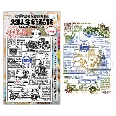 AALL And Create - A7 Stamp Set - Global Gazette - #1343