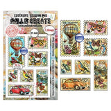 AALL And Create - A7 Stamp Set - Miniature Postage Stamps - #1443