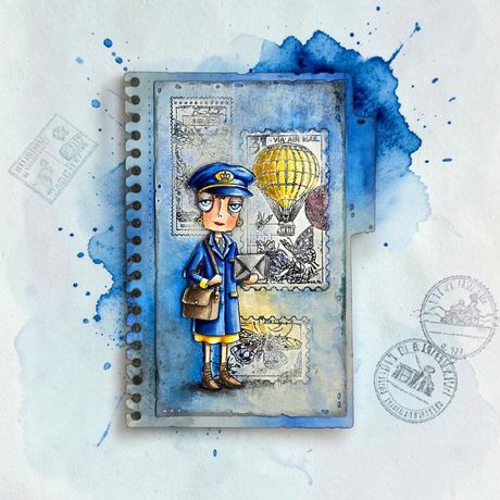 AALL And Create - A7 Stamp Set - Miniature Postage Stamps - #1443