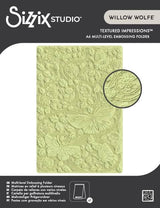 Sizzix - A6 Multi-Level Embossing Folder Nouveau Butterfly by Willow Wolfe