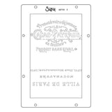 Sizzix - Clear Stamps Set 3PK w/3PK Stencils Hummingbird and Orchids by Willow Wolfe