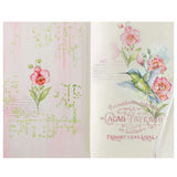 Sizzix - Clear Stamps Set 3PK w/3PK Stencils Hummingbird and Orchids by Willow Wolfe