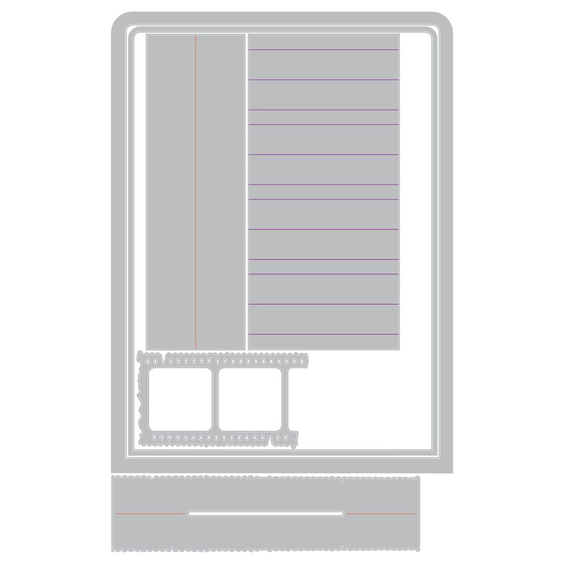 Sizzix - Thinlits Die Set Build an Album By 49 & Market