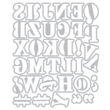 Sizzix - Thinlits Die Set 36PK Lino Type Revival by 49 and Market