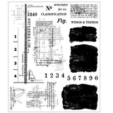 Sizzix - Clear Stamps Set 24PK Wings and Things by 49 and Market