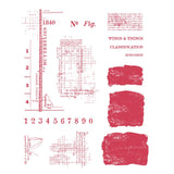 Sizzix - Clear Stamps Set 24PK Wings and Things by 49 and Market