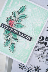 Sizzix - Clear Stamps Set 11PK w/10PK Framelit Dies Postage Wings by 49 and Market