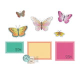 Sizzix - Clear Stamps Set 11PK w/10PK Framelit Dies Postage Wings by 49 and Market